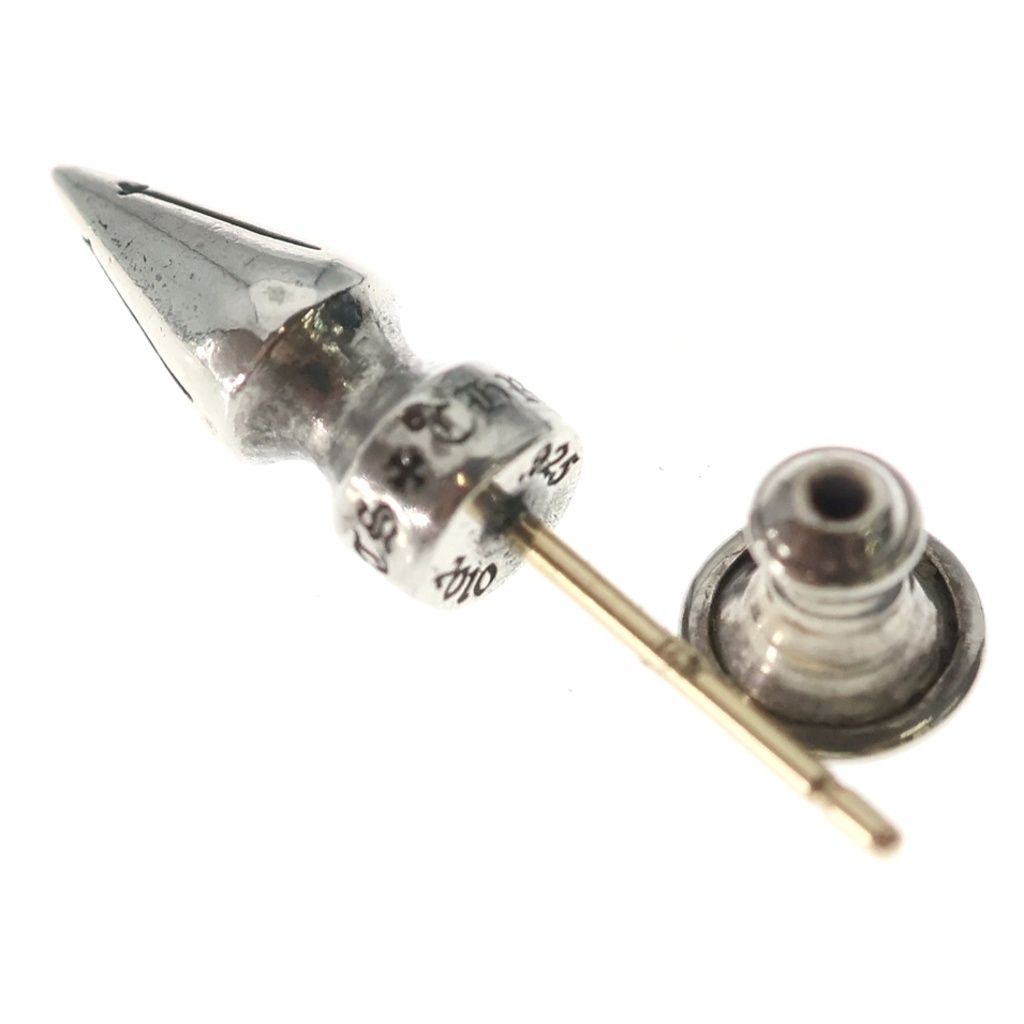Chrome Hearts Spike Tny Std Tie Nice Pike Stud Earrings Silver — view 5