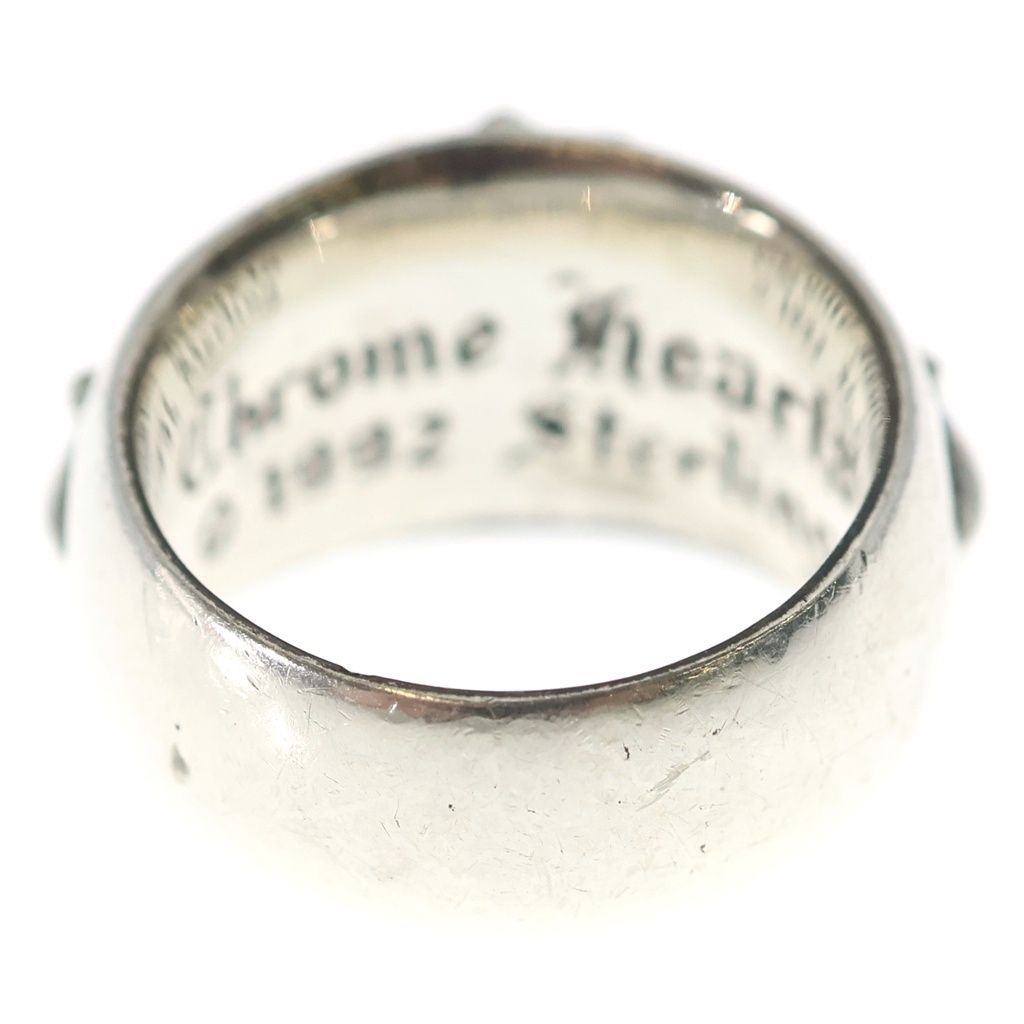 Chrome Hearts Flrl Crs Floral Cross Ring Silver — view 2