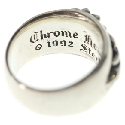 Chrome Hearts Flrl Crs Floral Cross Ring Silver — view 5