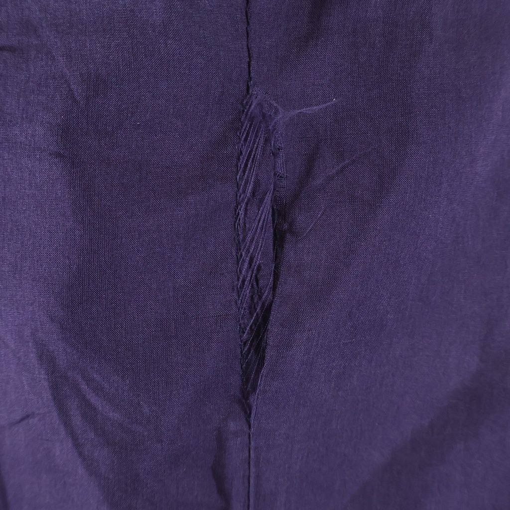 Hermes Nubuck Gilet Vest Purple Silk Suede — view 6