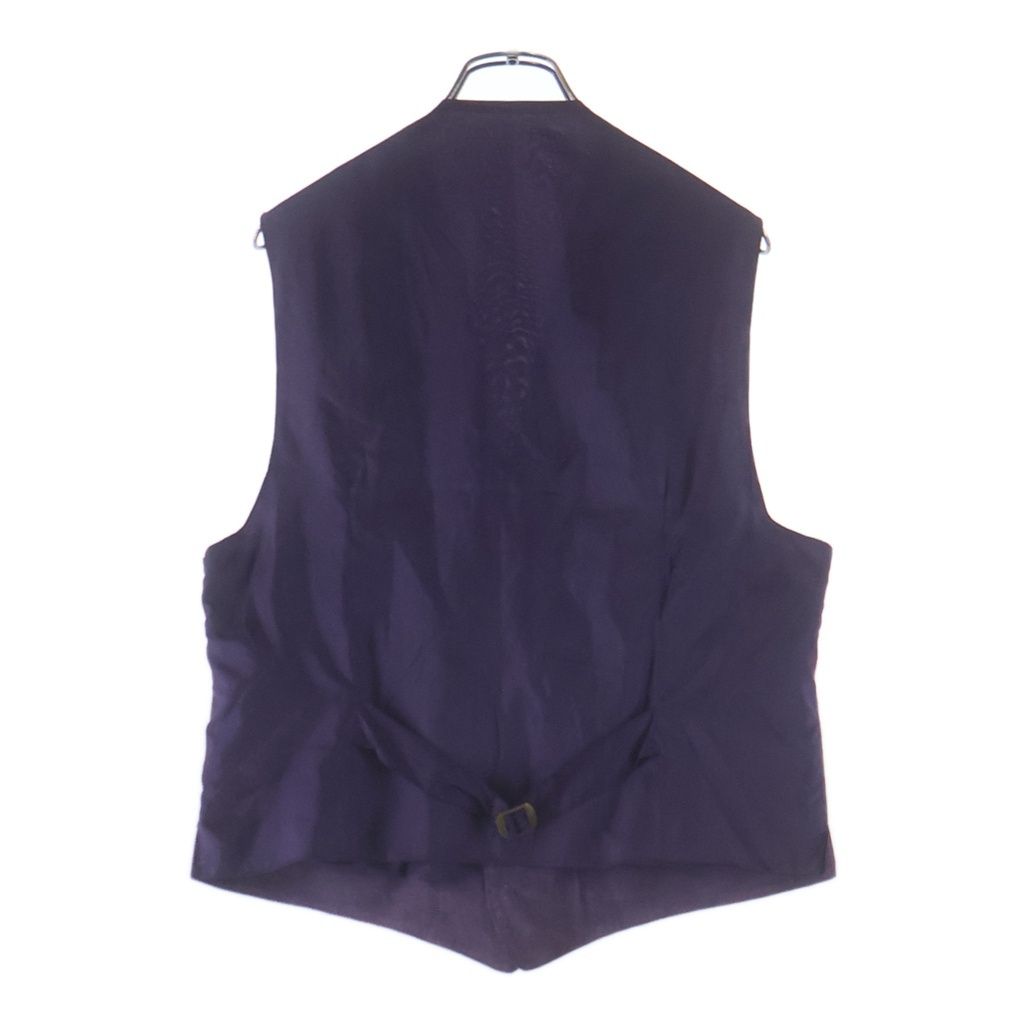 Hermes Nubuck Gilet Vest Purple Silk Suede — view 2