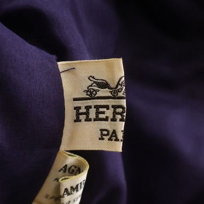 Hermes Nubuck Gilet Vest Purple Silk Suede — view 8