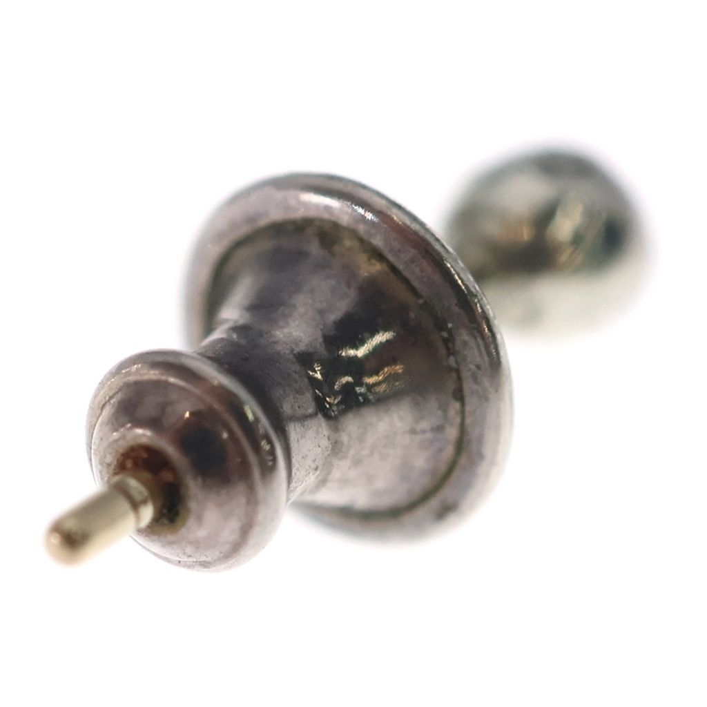 Chrome Hearts Stud Crs Ball Mini Cross Earrings Silver — view 2