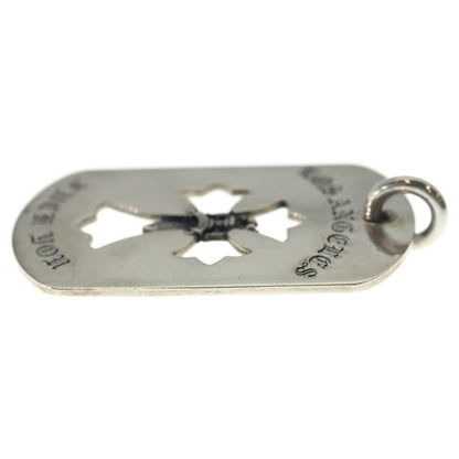 Chrome Hearts D Tag Lrg Ltd Large Dog Tag la Limited Necklace Top — view 3