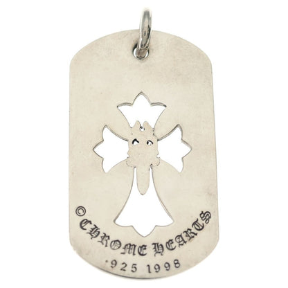 Chrome Hearts D Tag Lrg Ltd Large Dog Tag la Limited Necklace Top — view 2