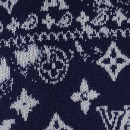 Louis Vuitton Monogram Bandana Jacquard Crew Neck Long Sleeve Pullover Sweater — view 3