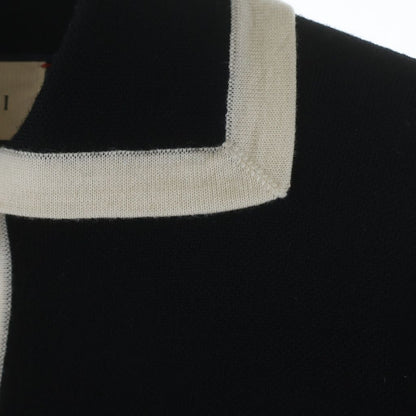 Gucci GG Pique Knit Dress Black Ivory — view 4