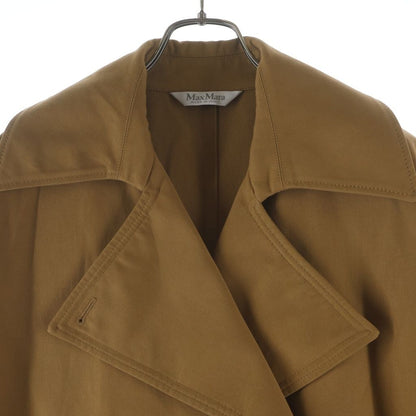 Max Mara Trench Double Breasted Cape Poncho Brown — view 3