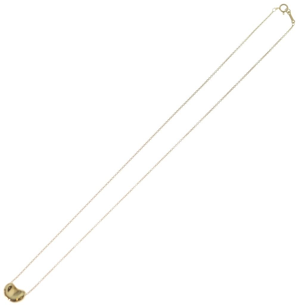 Tiffany & Co Elsa Peretti Bean Necklace Yellow Gold — view 2