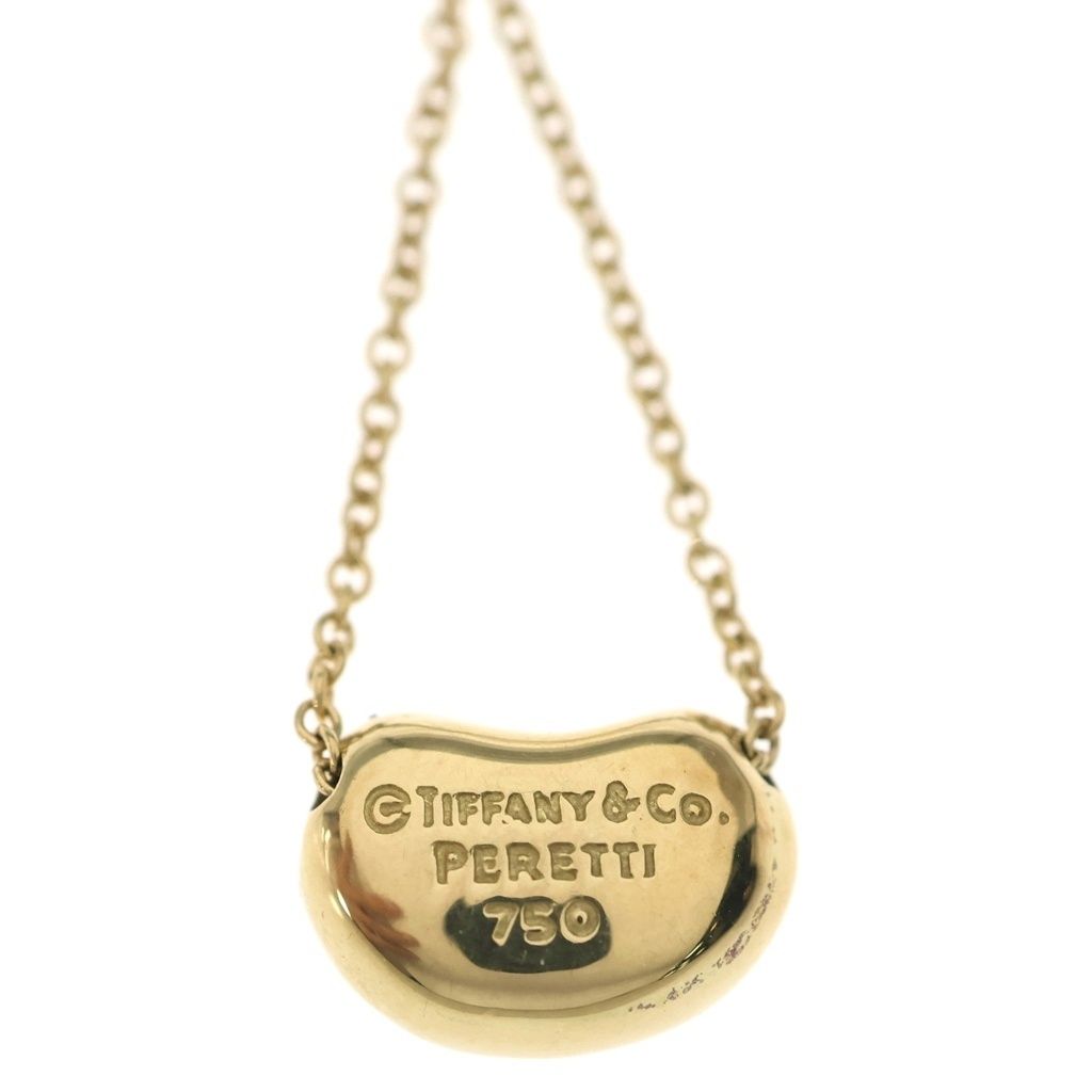 Tiffany & Co Elsa Peretti Bean Necklace Yellow Gold — view 5