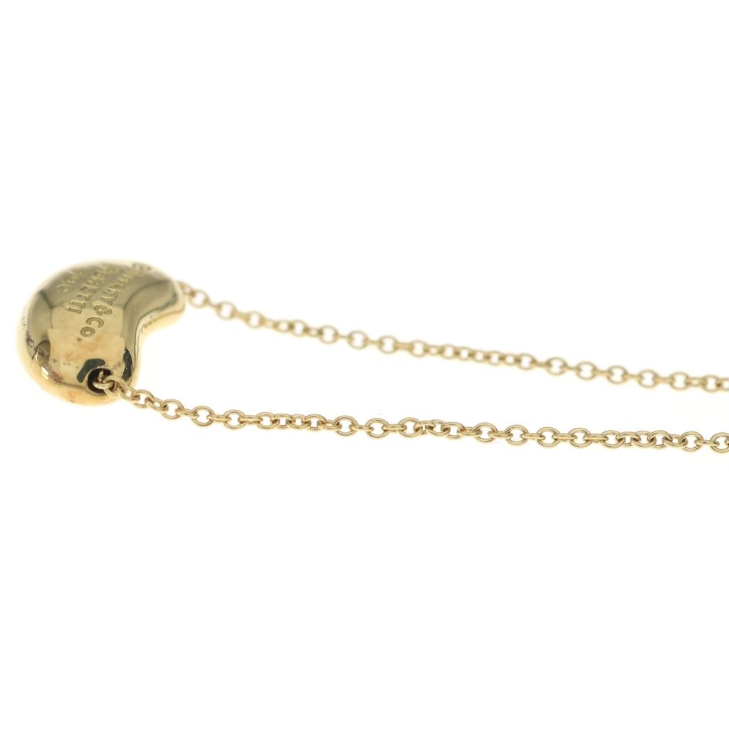 Tiffany & Co Elsa Peretti Bean Necklace Yellow Gold — view 6