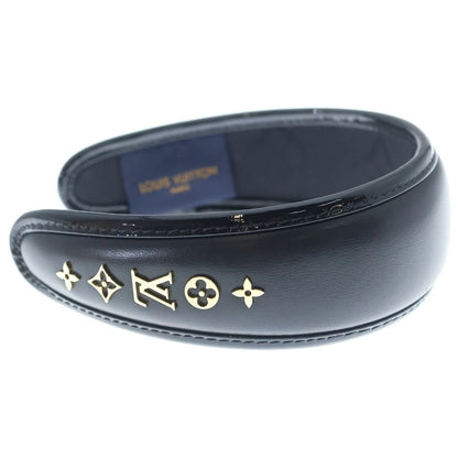 Louis Vuitton Headband Cruiser Monogram Leather Black — view 3