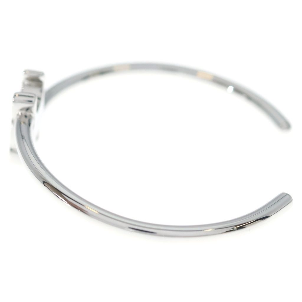 Celine Triomphe Bangle Bracelet Silver — view 4