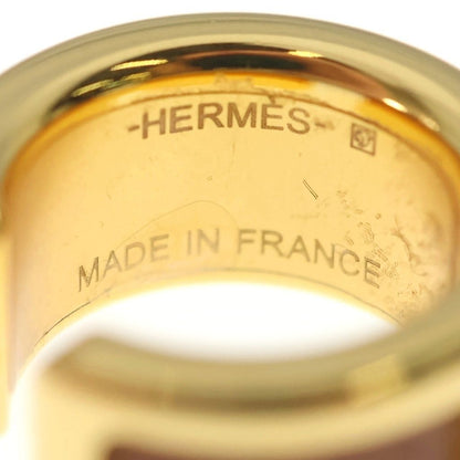 Hermes Olympe PM Gold Brown Earring — view 5