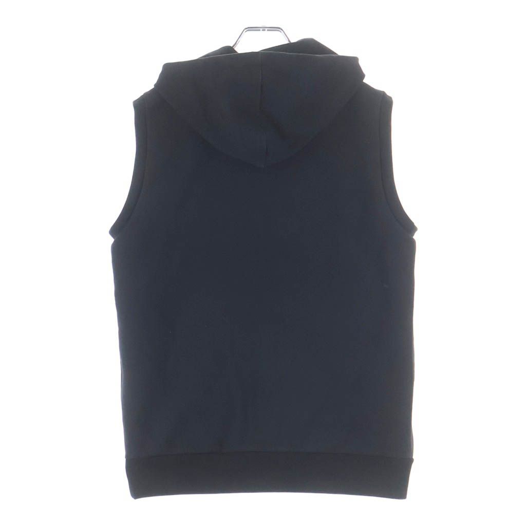 Dior Homme Half Zip Sleeveless Pullover Sweatshirt Hoodie Black — view 2