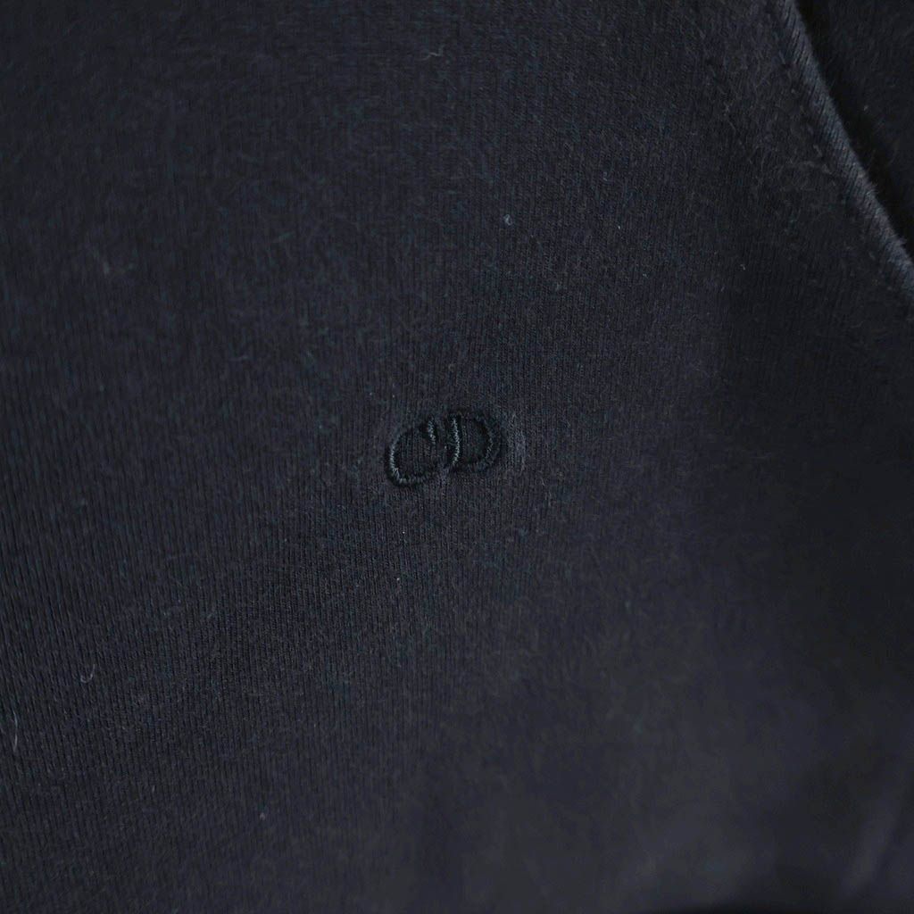 Dior Homme Half Zip Sleeveless Pullover Sweatshirt Hoodie Black — view 6