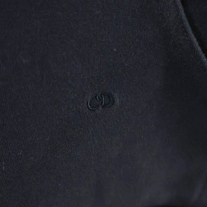 Dior Homme Half Zip Sleeveless Pullover Sweatshirt Hoodie Black — view 6