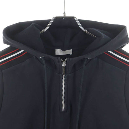 Dior Homme Half Zip Sleeveless Pullover Sweatshirt Hoodie Black — view 3