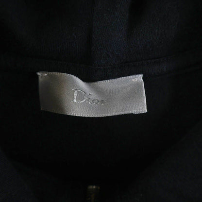 Dior Homme Half Zip Sleeveless Pullover Sweatshirt Hoodie Black — view 7