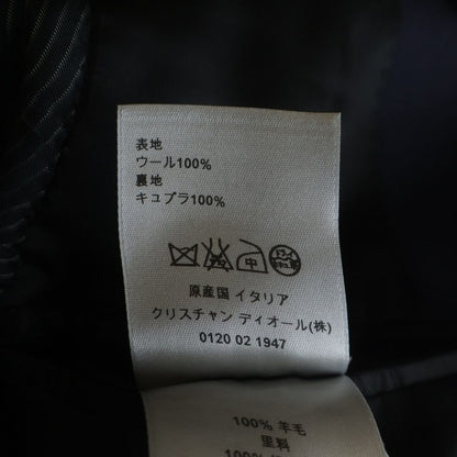 Dior Homme Wool Tailored Jacket Navy — view 8