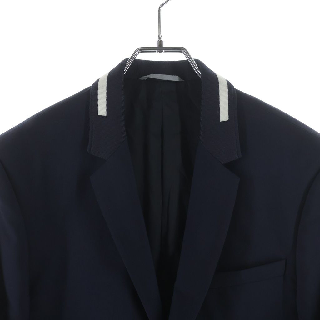 Dior Homme Wool Tailored Jacket Navy — view 3