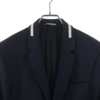 Dior Homme Wool Tailored Jacket Navy — view 3