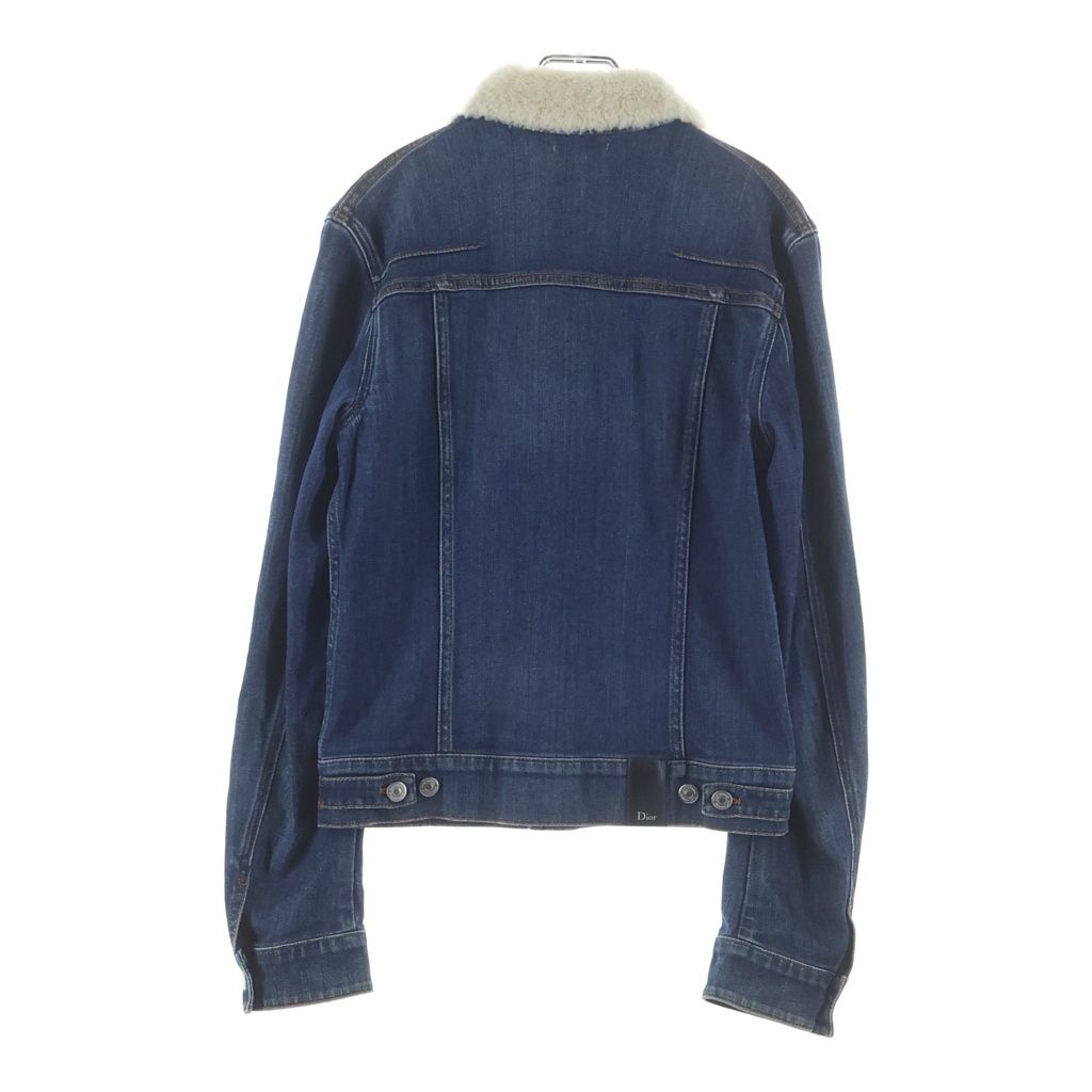 Dior Homme Boa Denim Tracker Jacket Indigo — view 2