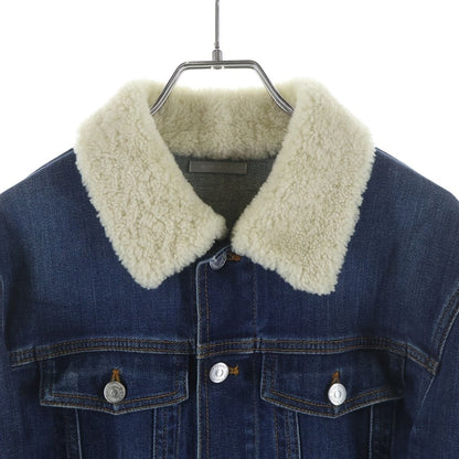 Dior Homme Boa Denim Tracker Jacket Indigo — view 3