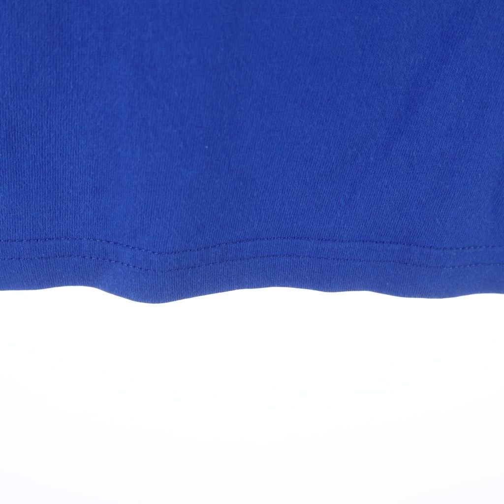 Dior Homme Newave Logo Print Crew Neck Short Sleeve T-Shirt Blue — view 6