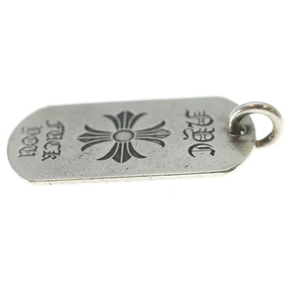 Chrome Hearts D Tag Lrg Nyc Limited Fuck You CH Plus Dog Tag Large Pendant Top — view 3