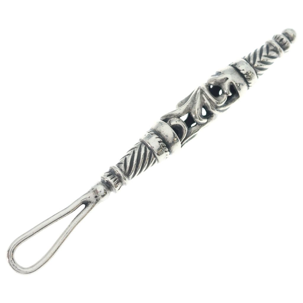 Chrome Hearts Large Roller Necklace Top Silver