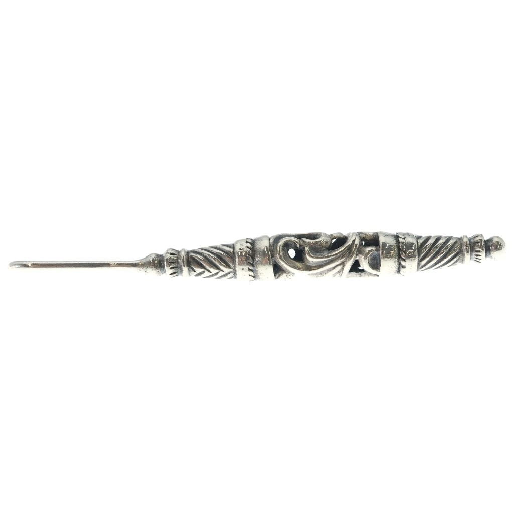 Chrome Hearts Large Roller Necklace Top Silver — view 4