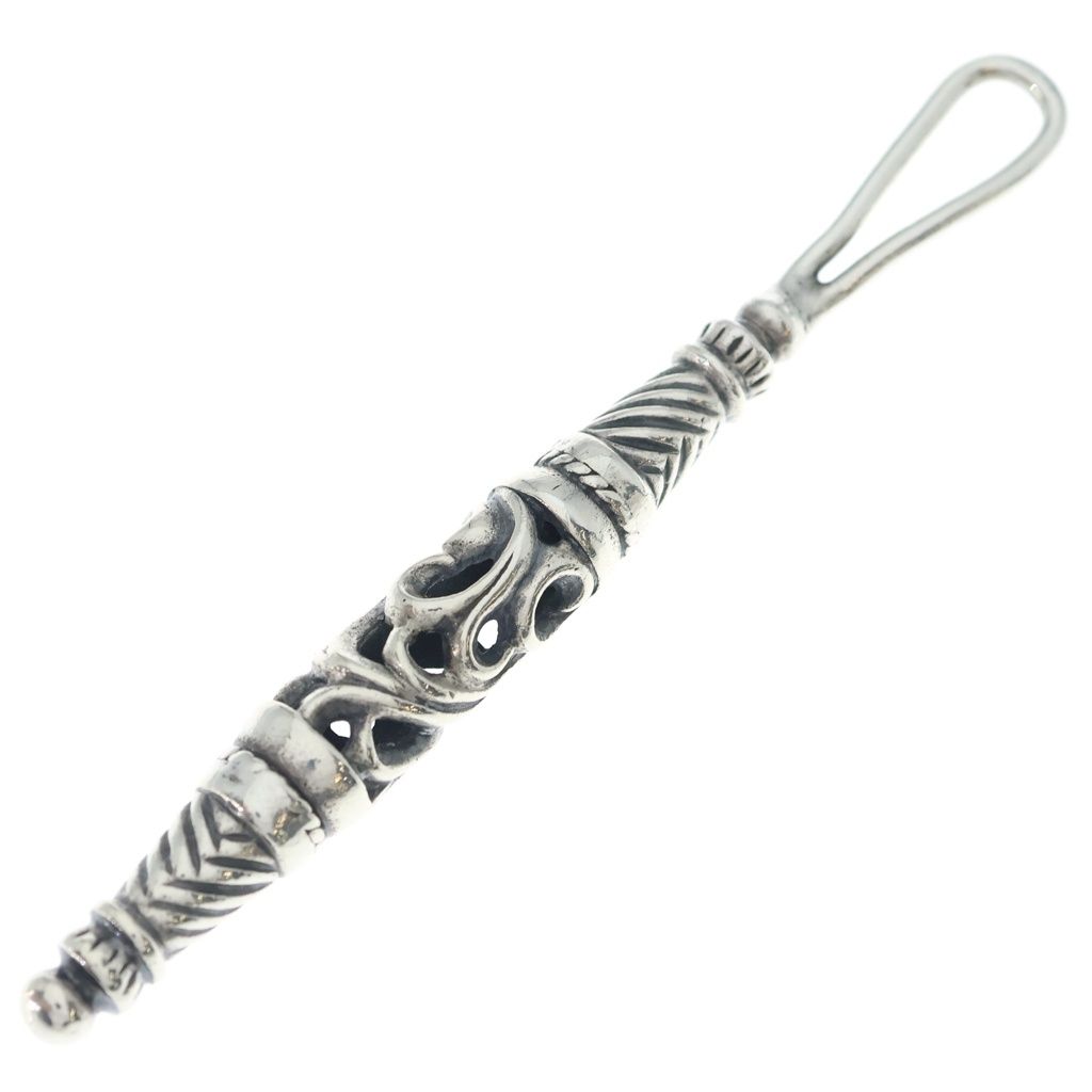 Chrome Hearts Large Roller Necklace Top Silver — view 2