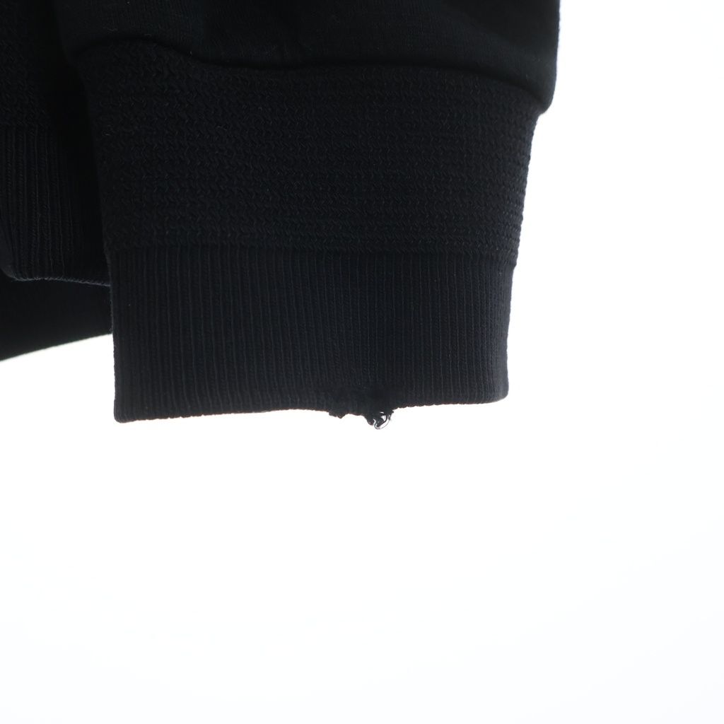 Dior Homme Rose Embroidery Rayon Bonding Pullover Hoodie Black — view 6