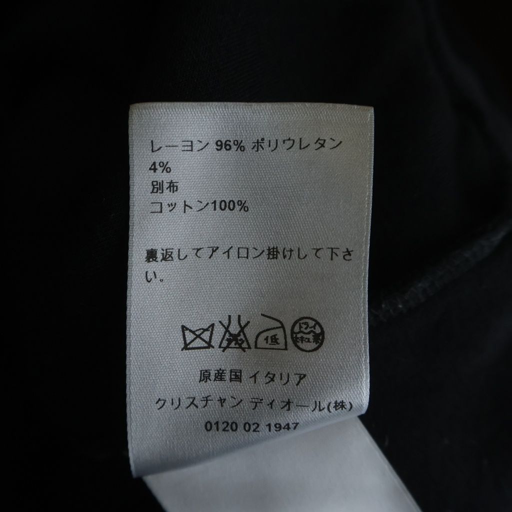 Dior Homme Rose Embroidery Rayon Bonding Pullover Hoodie Black — view 8