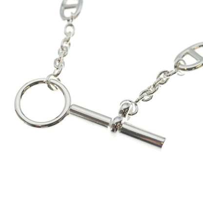 Hermes Chaine D'ancre Farandole Long Necklace Chain Silver — view 5