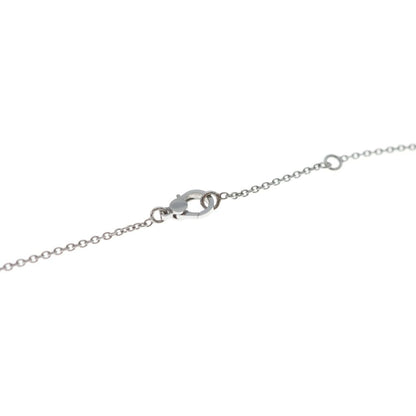Hermes Finesse Diamond Necklace Pendant Chain Silver — view 4