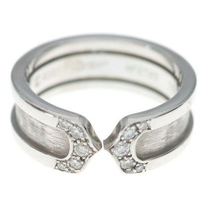 Cartier C2 Diamond Ring 18k White Gold
