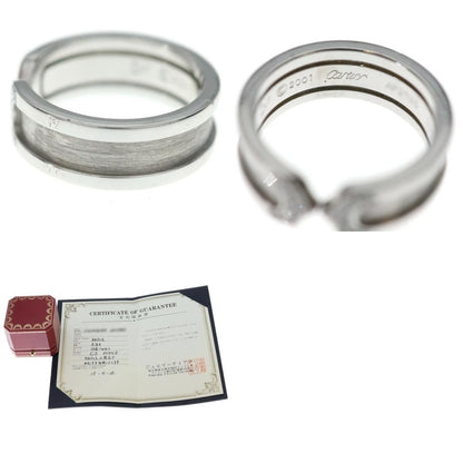 Cartier C2 Diamond Ring 18k White Gold
