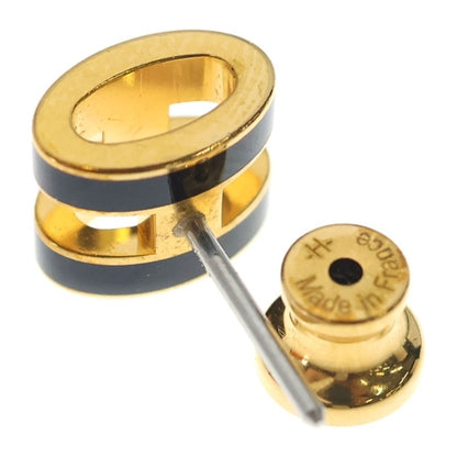 Hermes Pop Mini Pop Earrings Gold Black — view 5