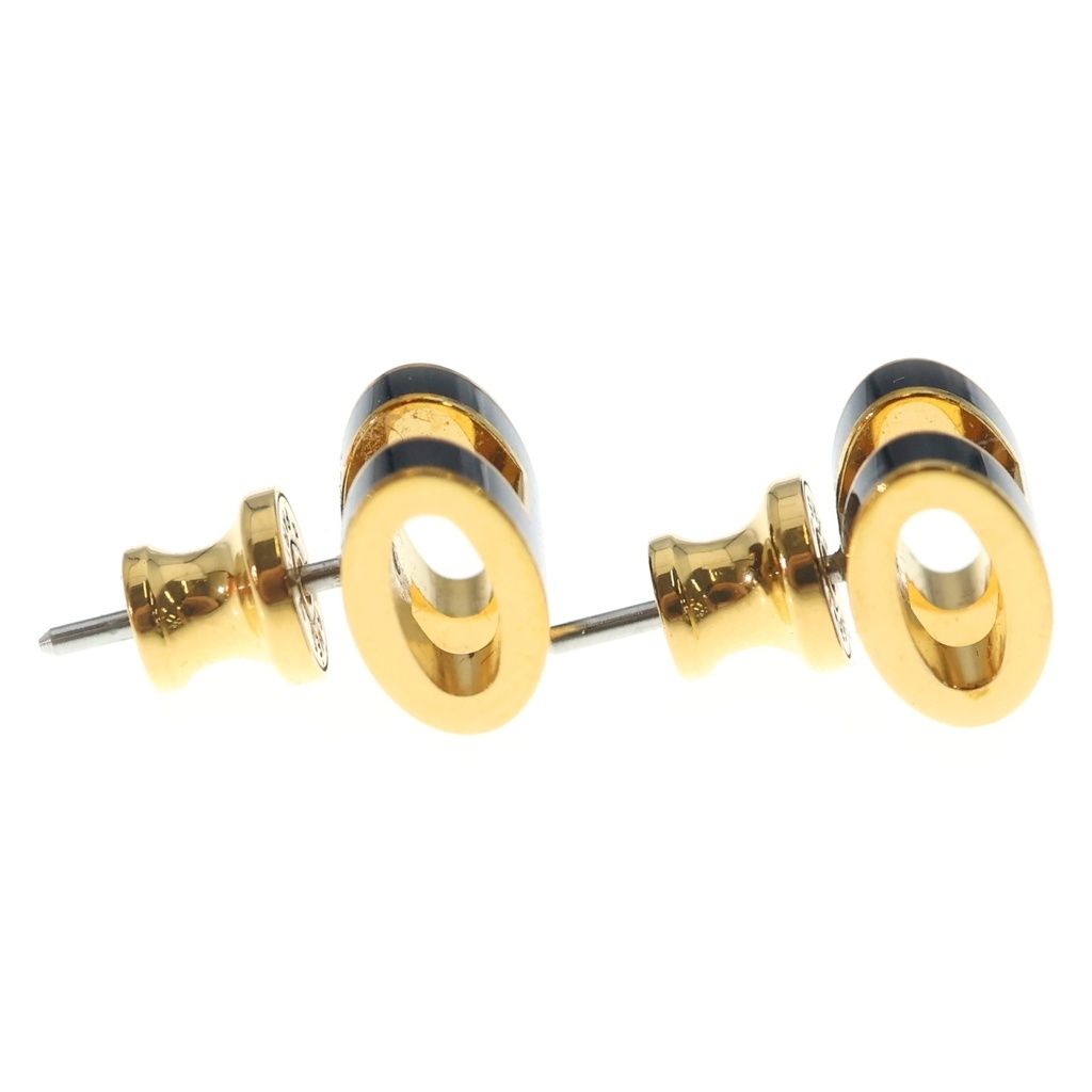Hermes Pop Mini Pop Earrings Gold Black — view 4