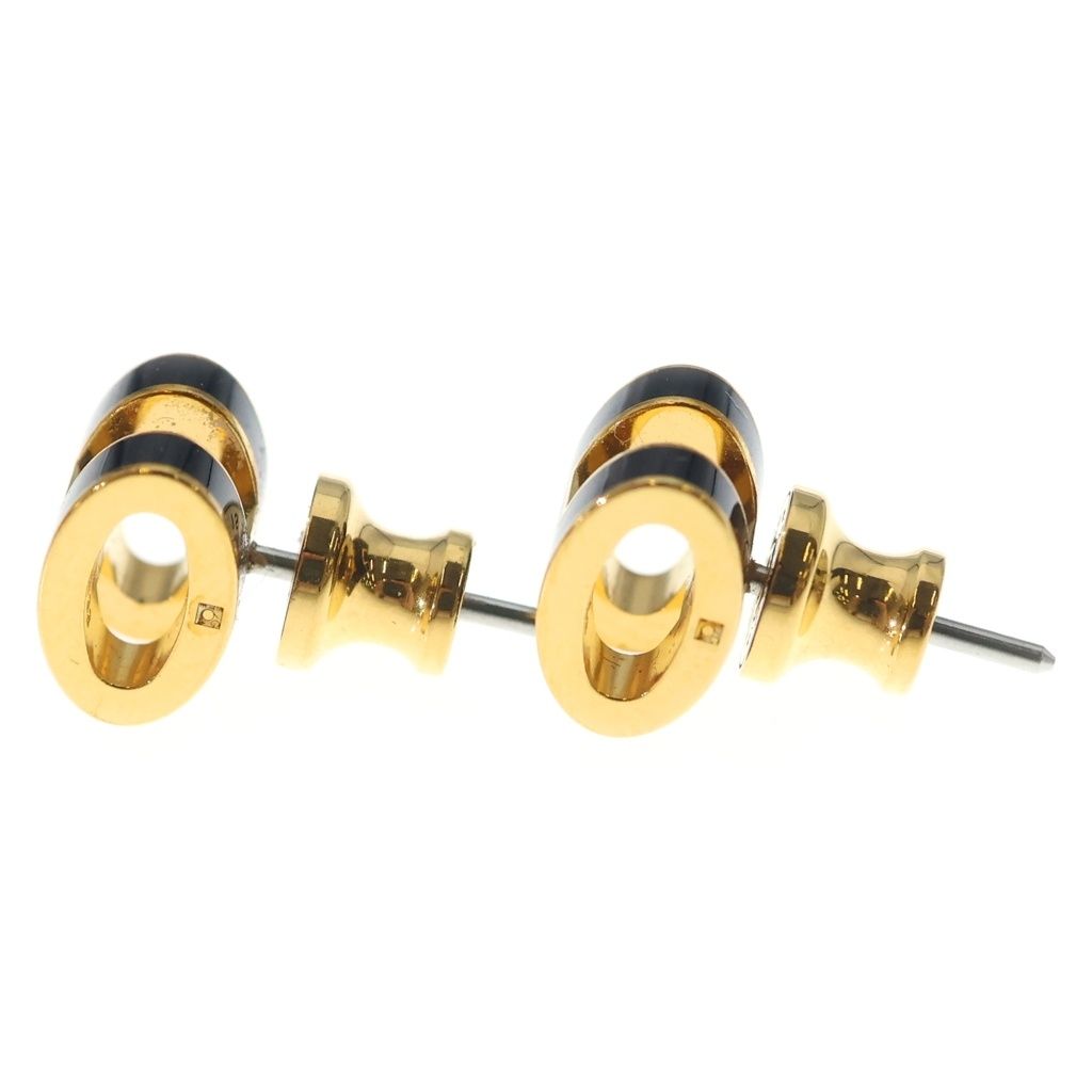 Hermes Pop Mini Pop Earrings Gold Black — view 3