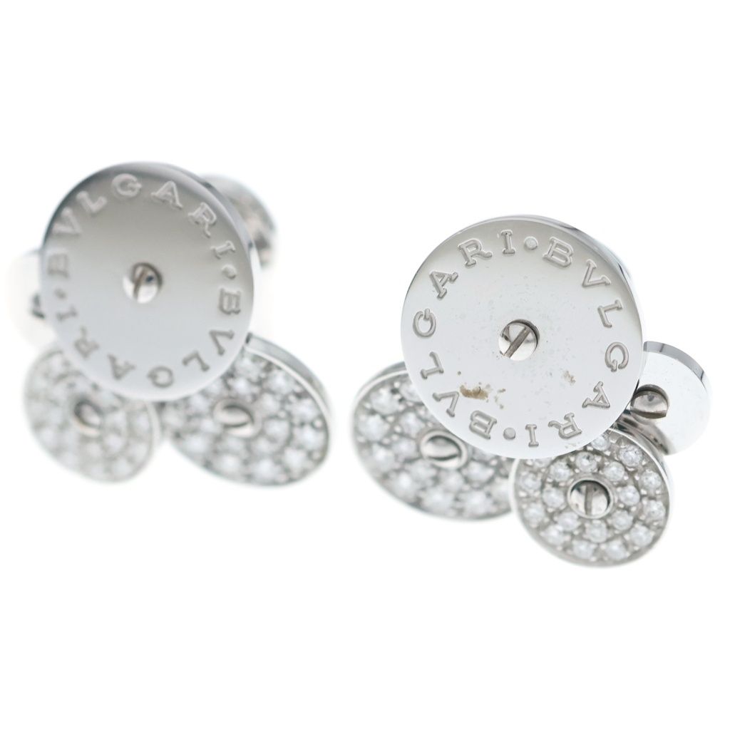 Bvlgari Chikladi Diamond Earrings 18k WG White Gold