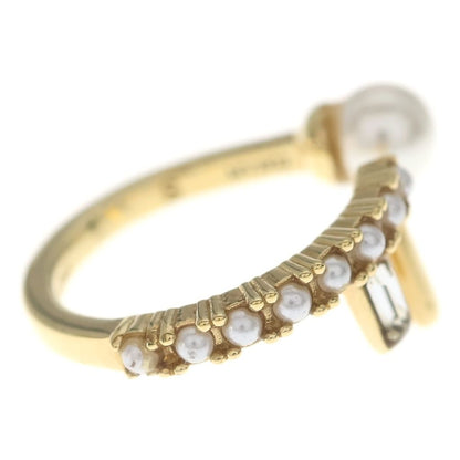 Fendi First Pearl Decoration Ring Gold — view 3