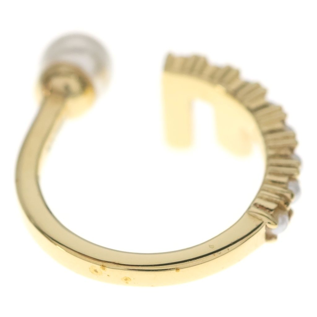 Fendi First Pearl Decoration Ring Gold — view 2