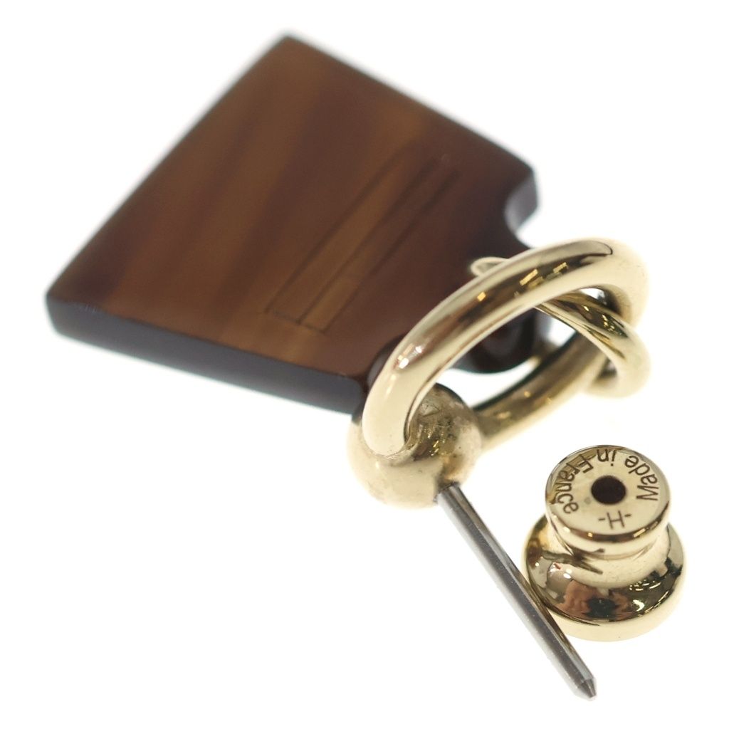Hermes Amulet Marokinier Earrings Gold Black — view 5