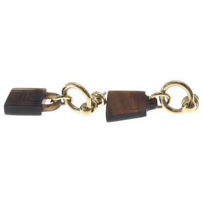 Hermes Amulet Marokinier Earrings Gold Black — view 3