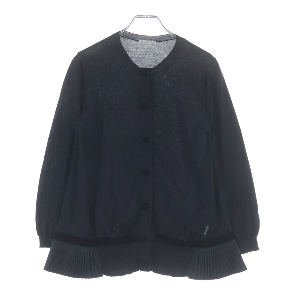 Moncler Wool Cardigan Black