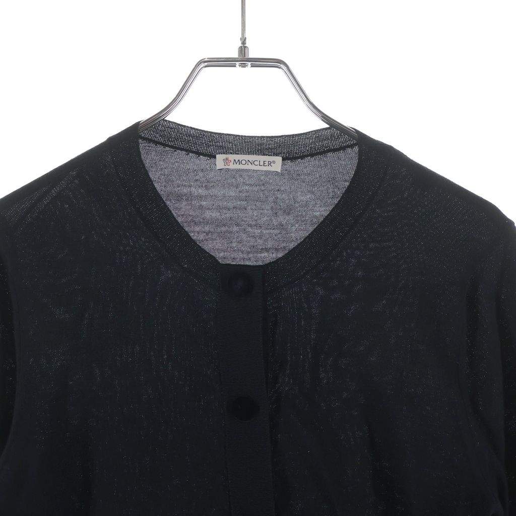 Moncler Wool Cardigan Black — view 3