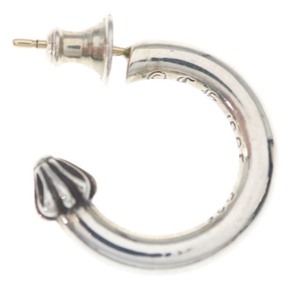 Chrome Hearts Hoop Plain Earrings Silver — view 4